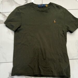Polo by Ralph Lauren Men's Green T-Shirt